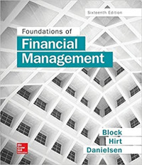 Foundations of Financial Management Sixteenth Edition