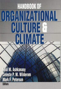 Handbook Of Organizational Culture Climate
