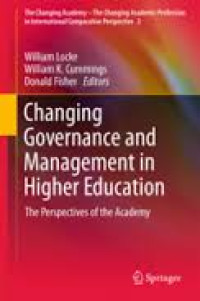 Changing Governance and Management in Higher Education: The Perspectives of the Academy