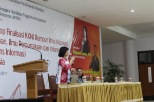 Paparan Ibu Megawati Santoso, Ph.D (DIKTI) tentang Rumpun Ilmu Informasi