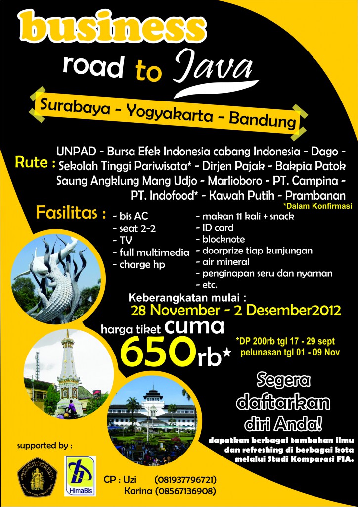 Business Road to Java 2012