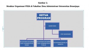 Gambar 2 Struktur Organisasi PDIA di FIA UB