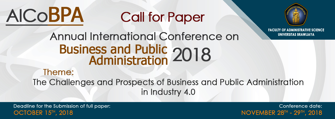 AICoBPA 2018 Call For Papers