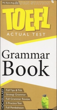 Image of TOEFL Actual Test : Grammar Book