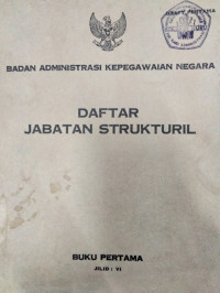 Image of Daftar Jabatan Strukturil