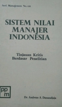 Image of Sistem Nilai Manajer Indonesia