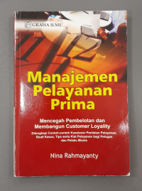 Image of Manajemen  Pelayanan Prima
