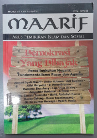Image of MAARIF Arus Pemikiran Islam dan sosial