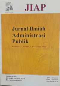 Jurnal Ilmiah Administrasi Publik Vol.10/No.3, Desember 2024