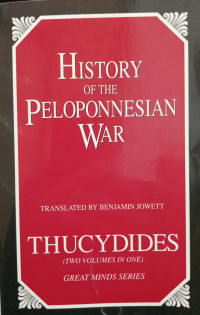 Image of History Of The Peloponnesian war