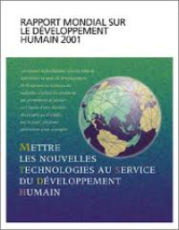 Human Development Report 2001 : Making New Technologies Work for Human Development