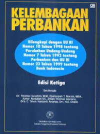 Image of Kelembagaan Perbankan