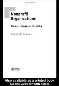 Nonprofit Organizations: Theory, Management, Policy