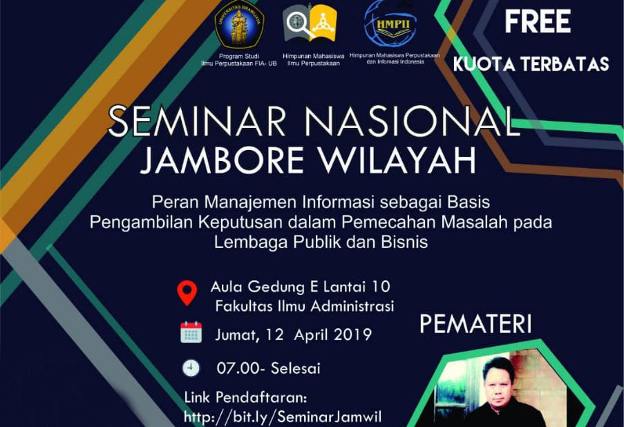 Seminar Nasional Jambore Wilayah Himpunan Mahasiswa Program Studi Ilmu Perpustakaan Dan Informasi Indonesia 2019