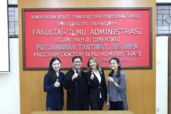 Ujian Akhir Disertasi oleh Pontjanawan Tantiwat, MPA (Thailand).