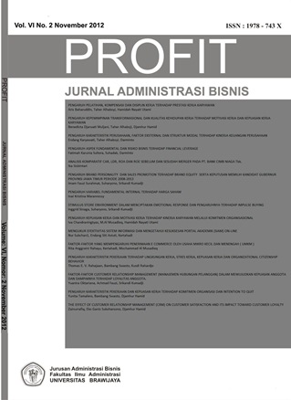 jurnal - fakultas ilmu administrasi