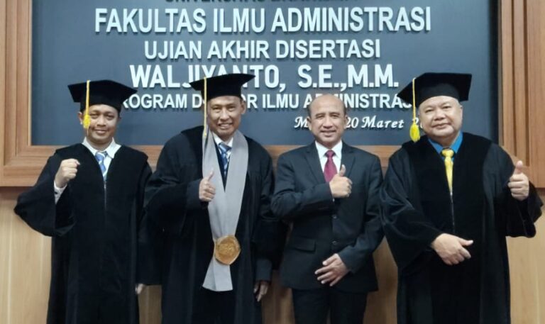 Layanan Program Studi Doktor Ilmu Administrasi Fakultas Ilmu 