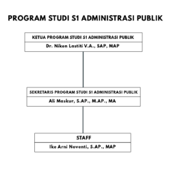 Struktur Organisasi Program Studi Ilmu Administrasi Publik – Fakultas ...