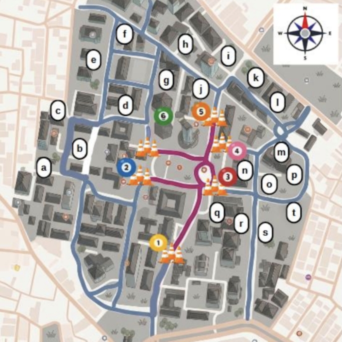Denah rute CFD