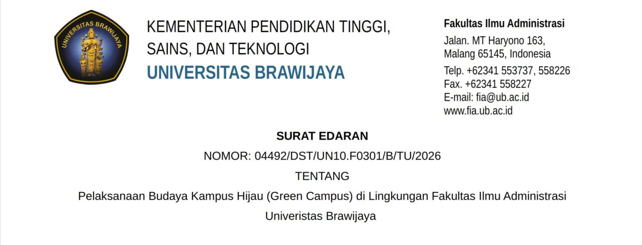 Edaran FIA Green Campus