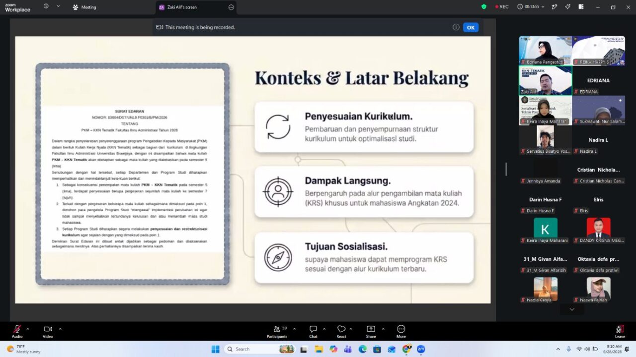 Sosialisasi KRS Parwis